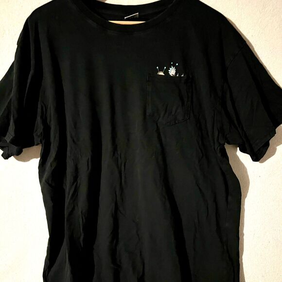 Rick and Morty Embroidered Pocket T-shirt - Picture 2 of 3